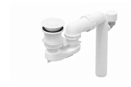 ViFlow Система зливу і переливу для ванн без переливного отвору, Stone White (U909530RW)