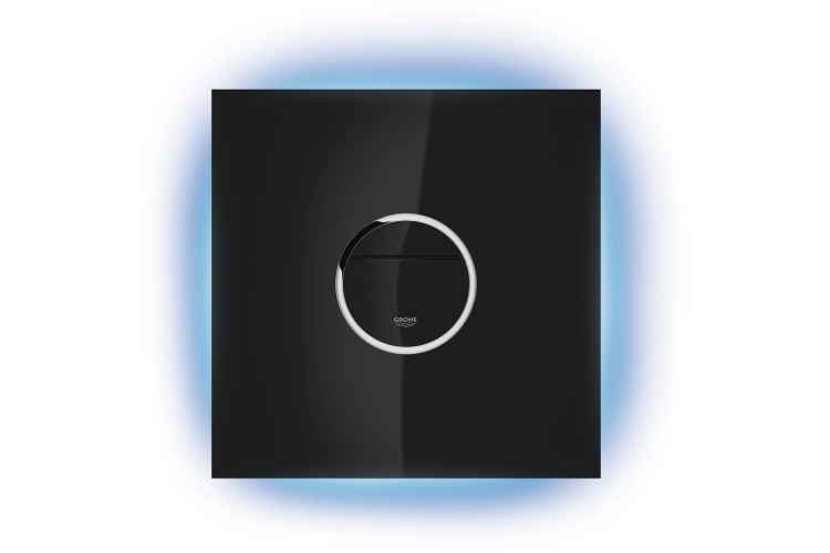 Кнопка змиву Veris Light з LED чорна з підсвіткою, безконтактний змив (38915KS0) image 1