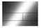 Панель змиву TECEsquare II Metal з двома клавішами Polished Black Chrome (9240837)