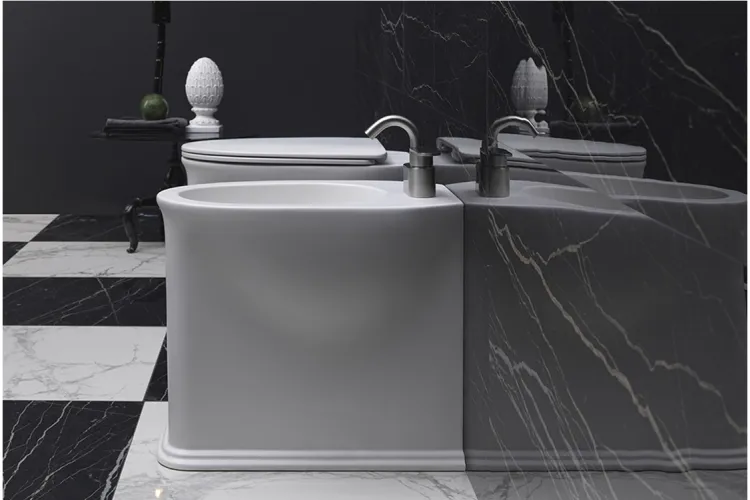 MADRE Біде підлогове з 1- м отвором для змішувача (MA217) зображення 2