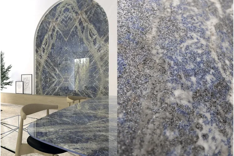 G1054 ANDES BLUE POL.B 6 MM 160x320 (плитка настінна) зображення 3