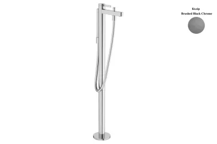 Змішувач Finoris для ванни  підлоговий, Brushed Black Chrome  (76445340)