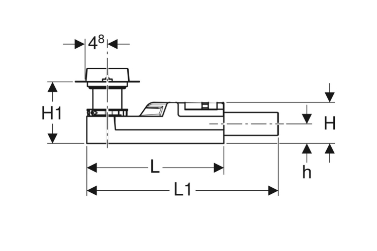 Корпус дренажного каналу CleanLine: конструкція підлоги, висотою від 65 мм 154.152.00.1 зображення 3