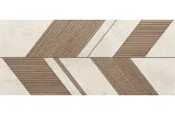 RAPOLANO 3300 WHITE RELIEVE ARROW 64x147,5 декор (плитка настінна)