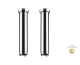 Комплект подовжувачів 230 мм для стельового душу ShowerHeaven 1200/300, Polished Brass (13603930)