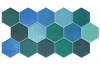 HEX AQUAMARINE 26.5х51 шестигранник (плитка для підлоги і стін) image 1
