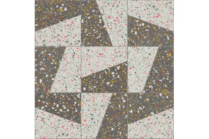 TERRAZZO STAMP NATURAL 60x60 (59.2x59.2) (плитка для підлоги і стін)