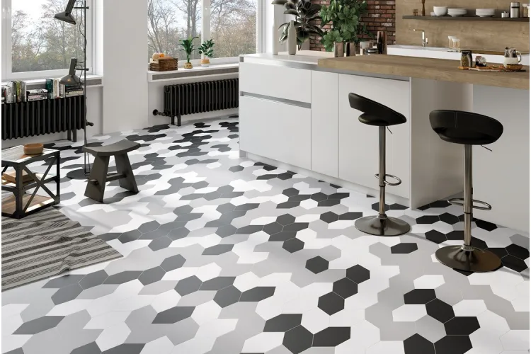 BASIC BLACK KAYAK 17x33 (плитка для підлоги і стін) зображення 2