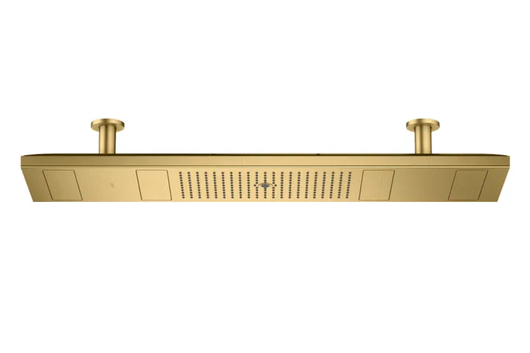 Верхній душ Axor ShowerHeaven 1200х300 4jet з підсвіткою 3500 K, Brushed Gold Optic (12427250) image 1