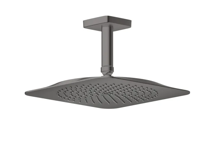 Верхній душ Axor Citterio C 270х270 1jet P зі стельовим кронштейном 100 мм, Polished Black Chrome (28792330) image 1