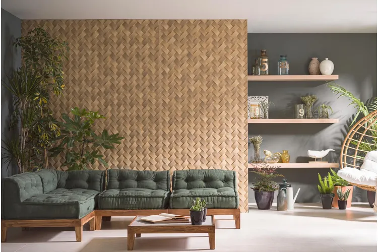 Стінова панель FITWALL, PALM CARIBBEAN VERTICAL 118.3x 253.2 (100314101) image 3