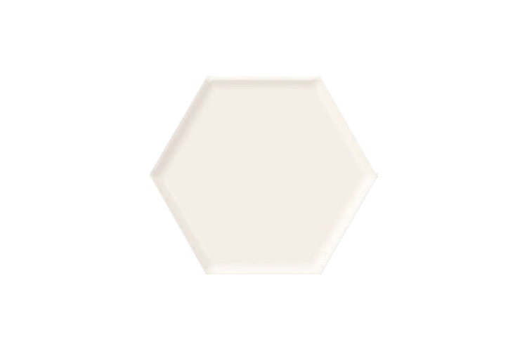 UNIWERSALNY HEKSAGON WHITE STRUKTURA POŁYSK 19.8х17.1 (плитка настінна) зображення 1