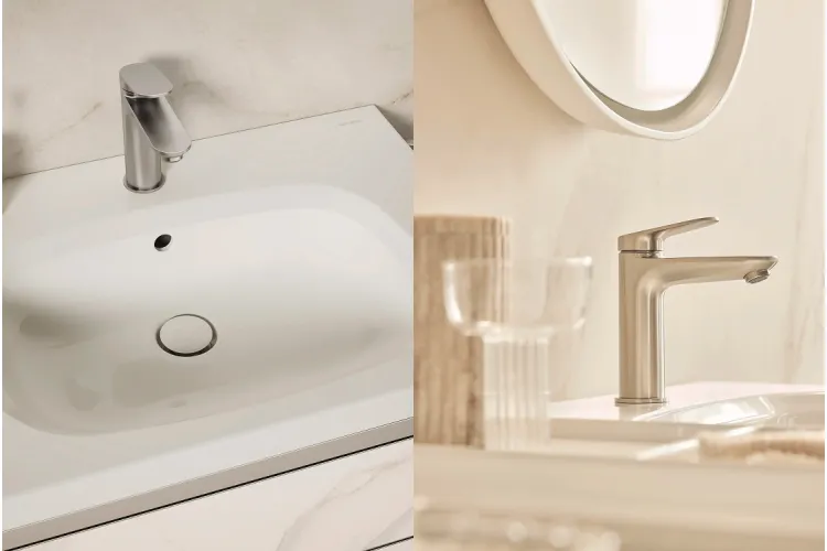 WAVE Змішувач для умивальника (WA1020002070) Stainless steel Brushed зображення 4