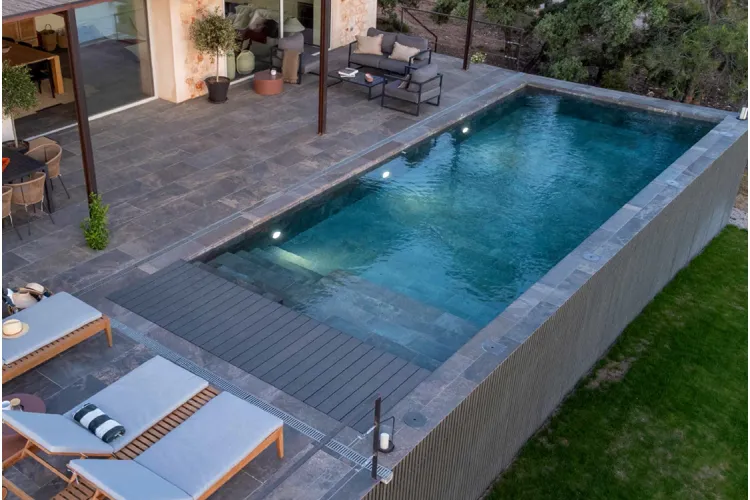 PIETRO DARK ANTI-SLIP 48,8x97,9x1 A.50M (протиковзка плитка для басейну) зображення 3
