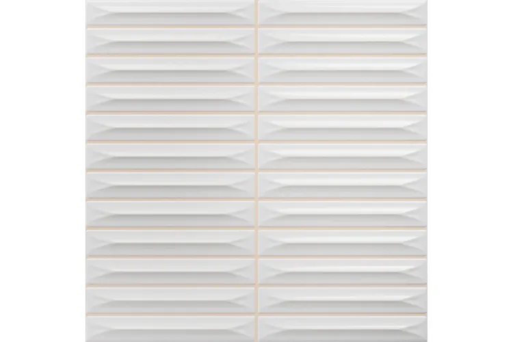 ARROW WHITE BRILLO 20x20 см (1,5x10) декор (плитка настінна) image 1