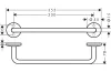 Поручень в душ 35.5/30.0x7.8 см Axor Universal Circular Chrome (42813000) image 2