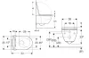 Унітаз підвісн. ACANTO TurboFlush + сидіння дюроп.s/c quickfix (502.774.00.1) зображення 3