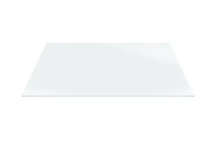DURASQUARE Поличка скляна біла 57х38 см для металевої консолі (0099648300) 