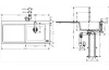 Кухонна мийка C51-F450-08 Сombi 1050x510 полиця праворуч, зі змішувачемSelect, Chrome (43219000) image 2