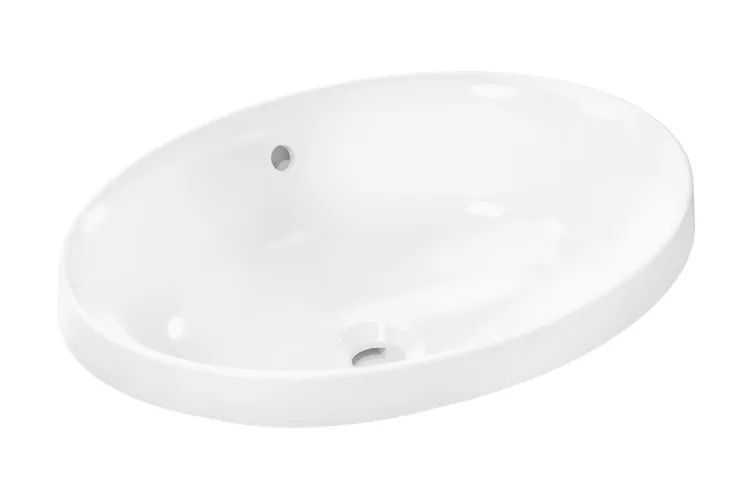 Умивальник Xuniva D SmartClean врізний на стільницю 550х400 мм, White (61058450) image 1