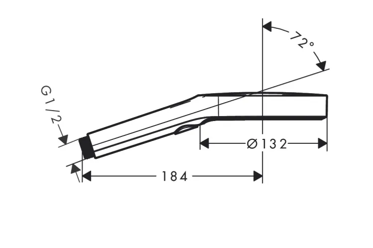 Ручний душ Rainfinity 130 3jet EcoSmart+, Brushed Black Chrome (26862340) image 2