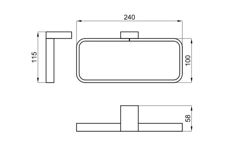 URBAN C, Рушникотримач кільцевий, copper (100289243)  image 3