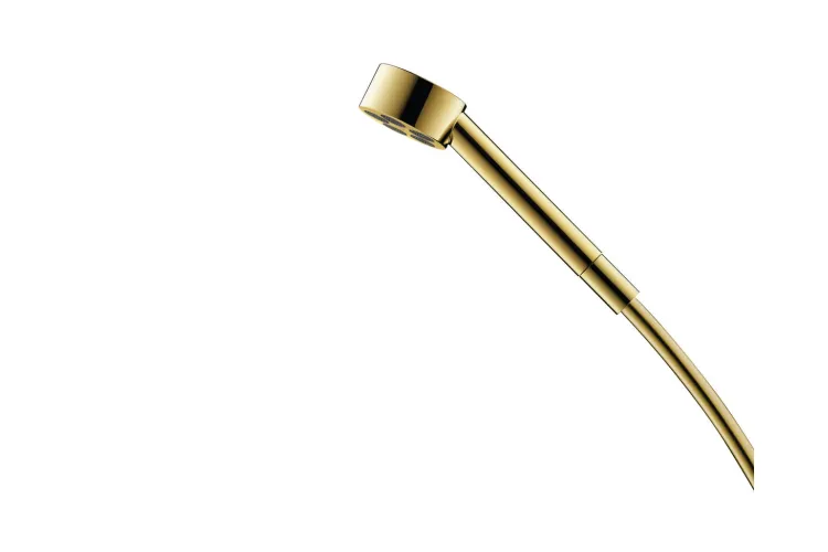 Ручний душ Axor One 75 1jet EcoSmart Brushed Brass (48651950) зображення 2