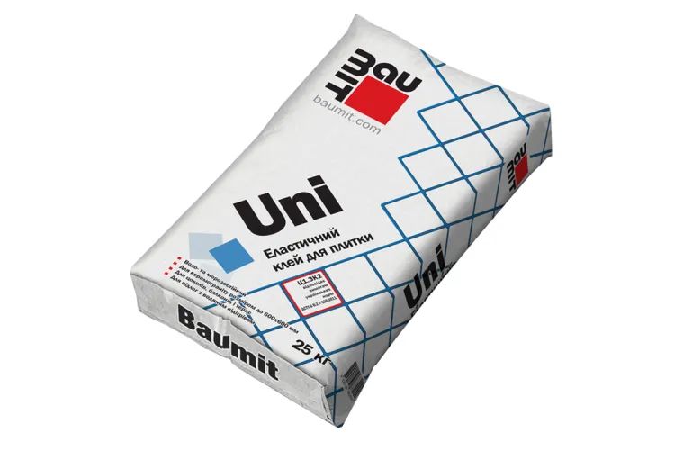 Клей для плитки BAUMIT Uni 25 кг image 1