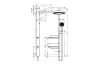 Душова система Rainfinity Showerpipe 360 1jet без змішувача, Matt White (26842700) image 6