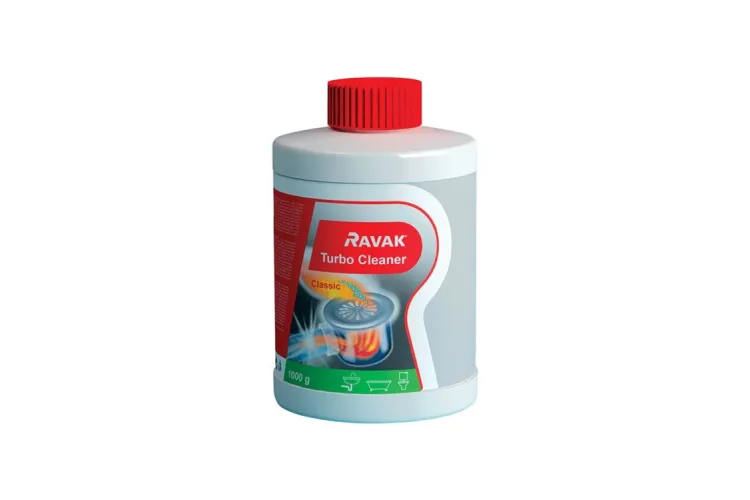 Засіб для чищення пластикових труб RAVAK TurboCleaner 1000 g image 1