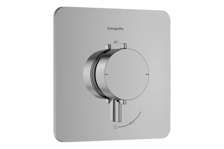 Термостат прихованого монтажу Ecostat Comfort Q на 1 функцію, Chrome (33712000) зображення 1