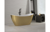 Ванна акрилова VIYA GLAM, колір золотий ретро 160х70 з сифоном клік-клак