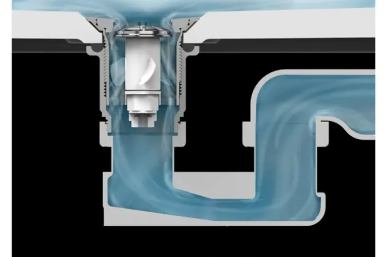 ViFlow Система зливу і переливу для ванн без переливного отвору, Stone White (U909530RW) зображення 2