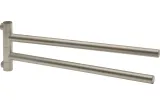 Тримач для рушників подвійний Axor Starck 420 мм Brushed Nickel 40820820