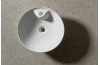 CLIFF Умивальник на стільницю 45 см, без переливу, білий (100313310) зображення 2