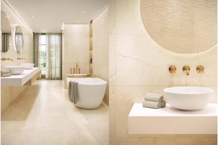 G270 MARMOL CREMA BONE 45x120 (плитка настінна) зображення 3