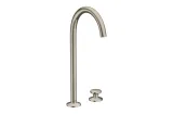 Змішувач AXOR One Select 260 для умивальника на 2 отвори з д/к push-open Brushed Nickel (48060820)