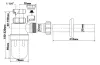 Сифон для умивальника 1.1/4"х32 мм з розповітрювачем 5130PF зображення 2