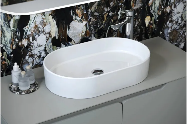 Умивальник Echo Curve Max White Matt 60 см зображення 4