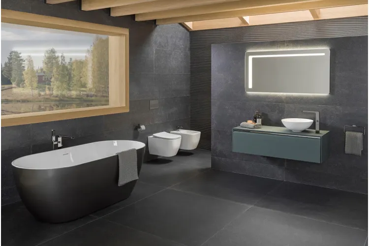 Smart-line, Кнопка змиву TONO, подвійна, titanium (100272263) image 2