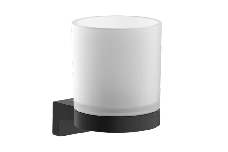 AddStoris S Стакан підвісний, Matt Black/скло (41769670) зображення 1