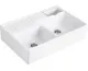 DOUBLE-BOWL SINK Кухонна мийка з двома чашами 89,5x63x22 та POP-UP, без отвору для змішувача (632392R1) White alpine glossy