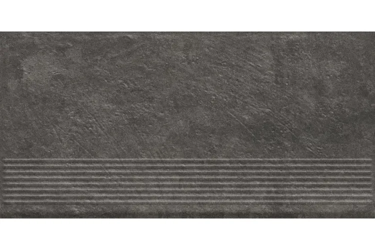 CARRIZO BASALT STOPNICA PROSTA STRUKTURA MAT 30х60 (сходинка структурна) зображення 2