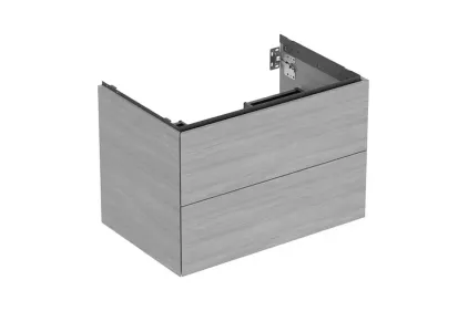 Тумба під умивальник ONE 75 см, 2 шухляди, дуб, меламін зі структурою дерева (505.262.00.5)