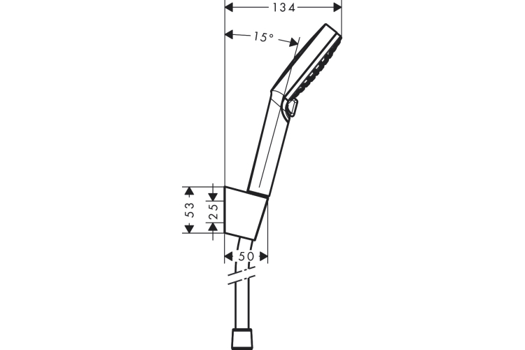 Душовий набір Crometta 100 Vario Porter 1.25 м (26691400) зображення 2