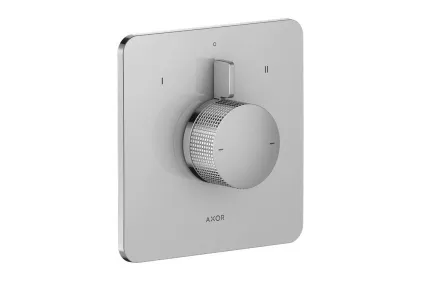 Змішувач Axor Citterio C Cubic cut прихованого монтажу на 2 функції, Polished Gold Optic (49451990)