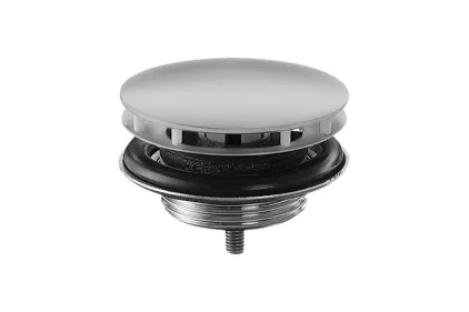 Донний клапан з фіксованою кришкою Axor для умивальників, Stainless Steel Optic 51301800