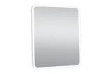 Дзеркало DONATO white 60х70 sensor, з підсвіткою, прямокутне, в сталевій рамі