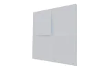 Гіпсова стінова панель 50х50 см FLAT 02