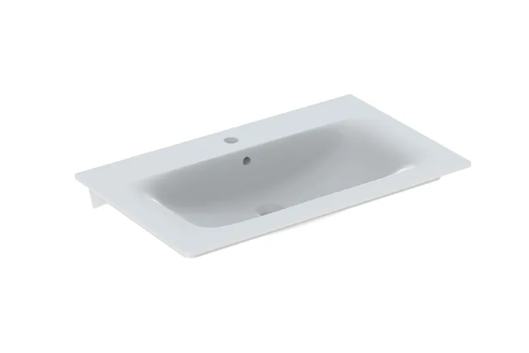 Умивальник SELNOVA SQUARE 80 см вбудований з/о (500.995.00.1) зображення 1